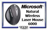 Microsoft Natural Wireless Laser Mouse 6000