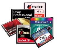 Comparatif : les cartes Compact Flash