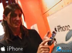 Lancement de l'iPhone en vido et en photos