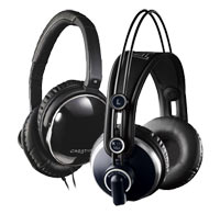 Casques hi-fi AKG, Creative et Denon