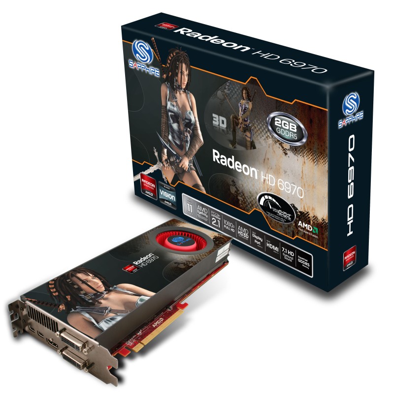 HD6970 2GBGDDR5 2miniDP HDMI 2DVI PCIE FBC