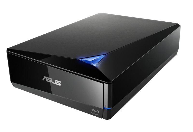 PR ASUS BW-12D1S-U external 3D Blu-ray Writer horizontal