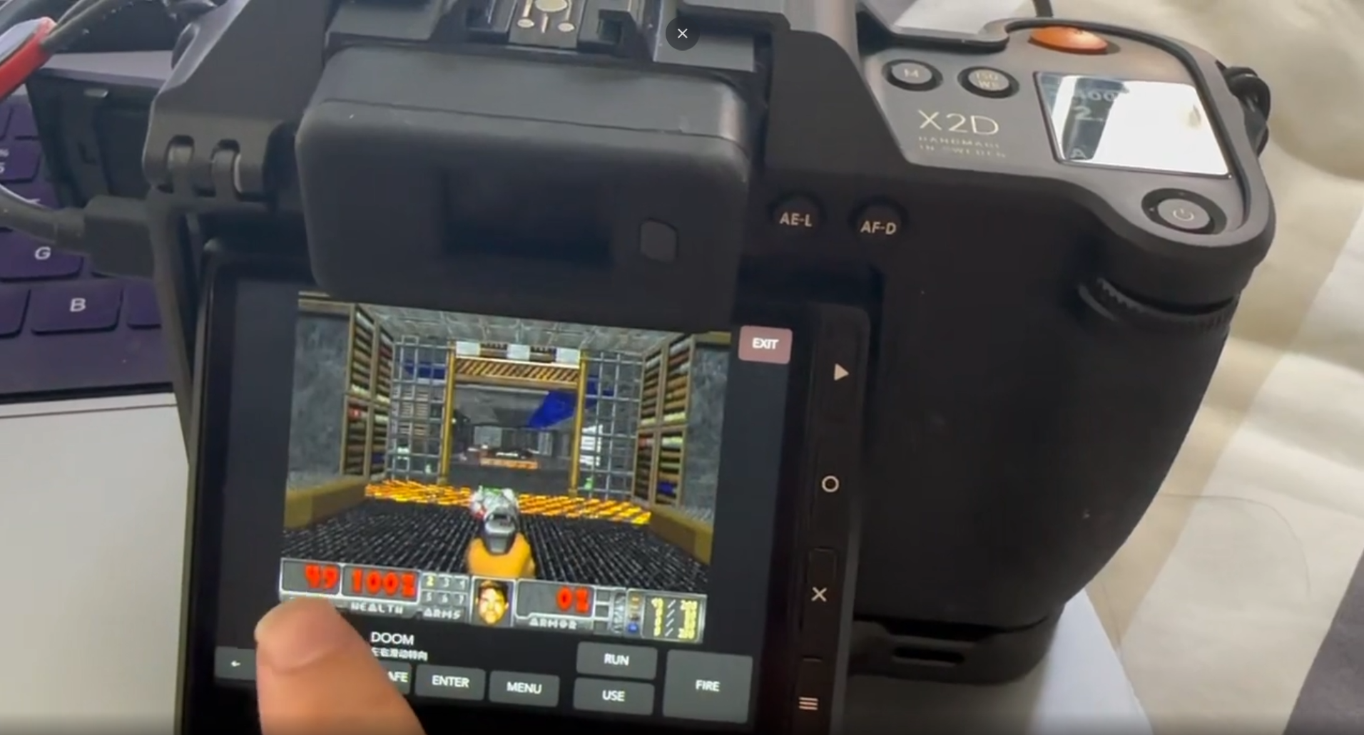 Doom sur Hasselblad