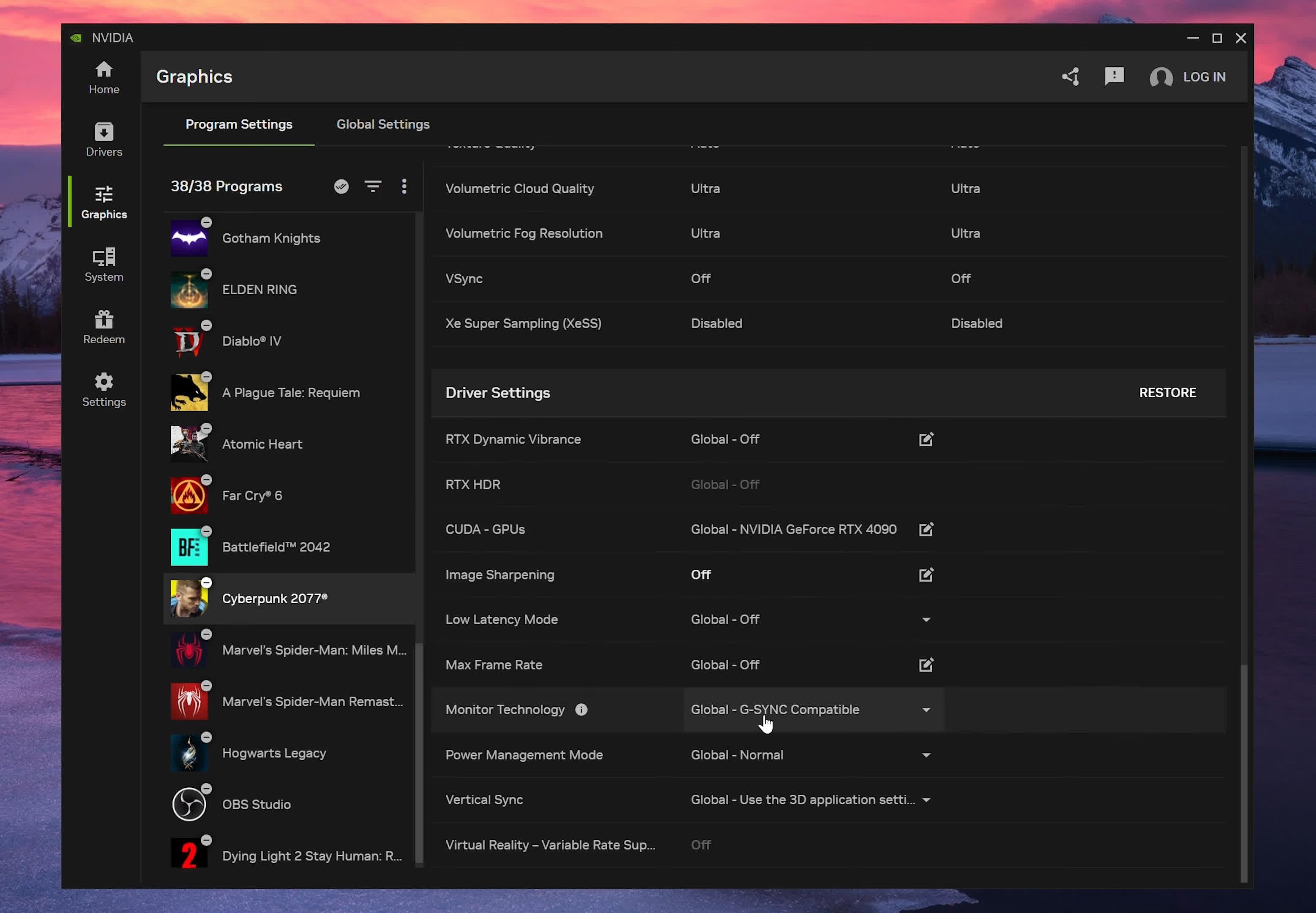 Nvidia App