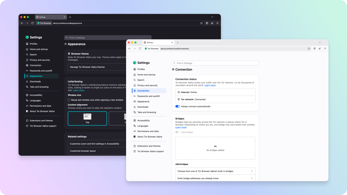Interface Tor