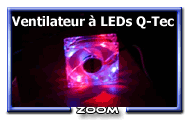 Ventilateur  LEDs Q-Tec