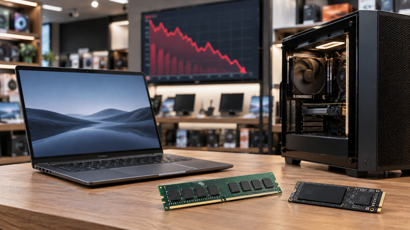 Chute ventes PC