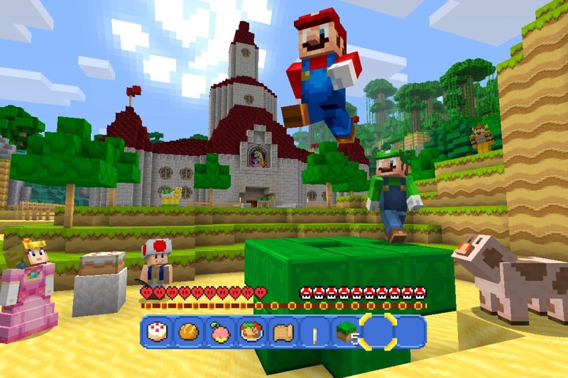 Minecraft Switch 2 Mario