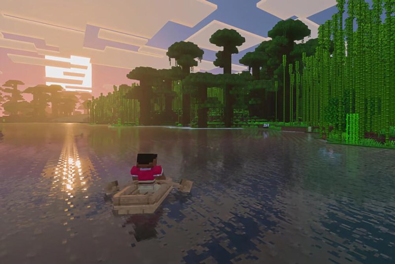 Minecraft Switch 2 effets visuels