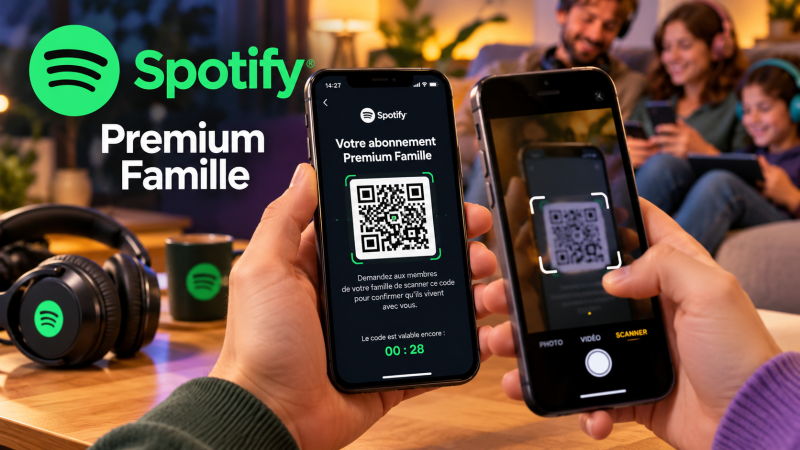 Scan Spotify Vérifier Famille
