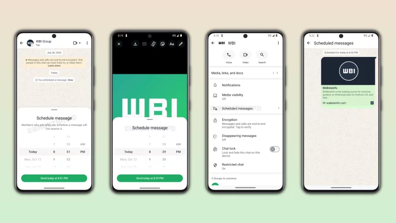 Whatsapp programmé