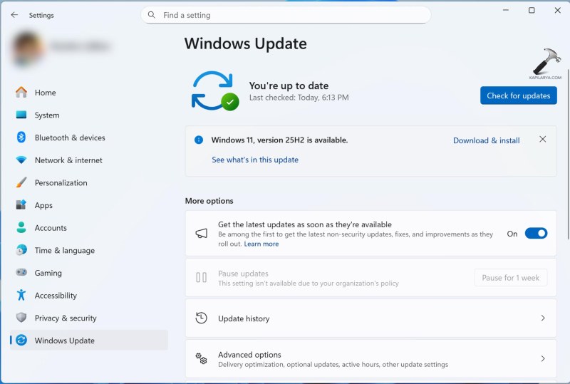 Windows 11 MAJ
