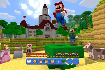Minecraft Switch 2 Mario