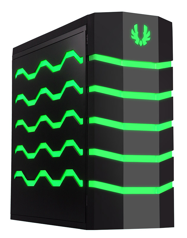 BitFenix Colossus Big-Tower Venom REDGREEN LED - black