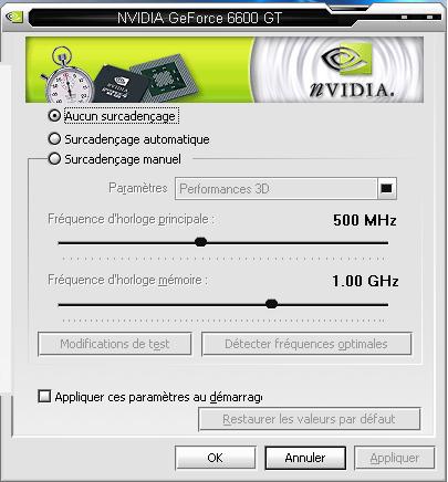 6600gt frequences