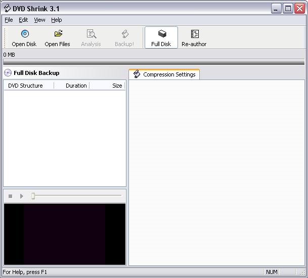 DVDShrink, accueil